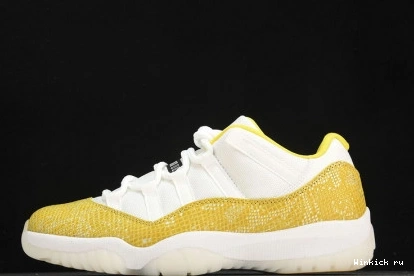Low 11 Snakeskin” Air Jordan “Yellow 0803